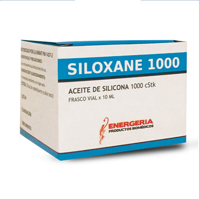 Aceites de silicona, Retina